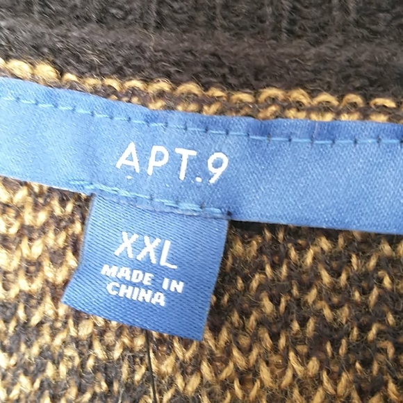 Apt 9 animal print sweater - Picture 2 of 4